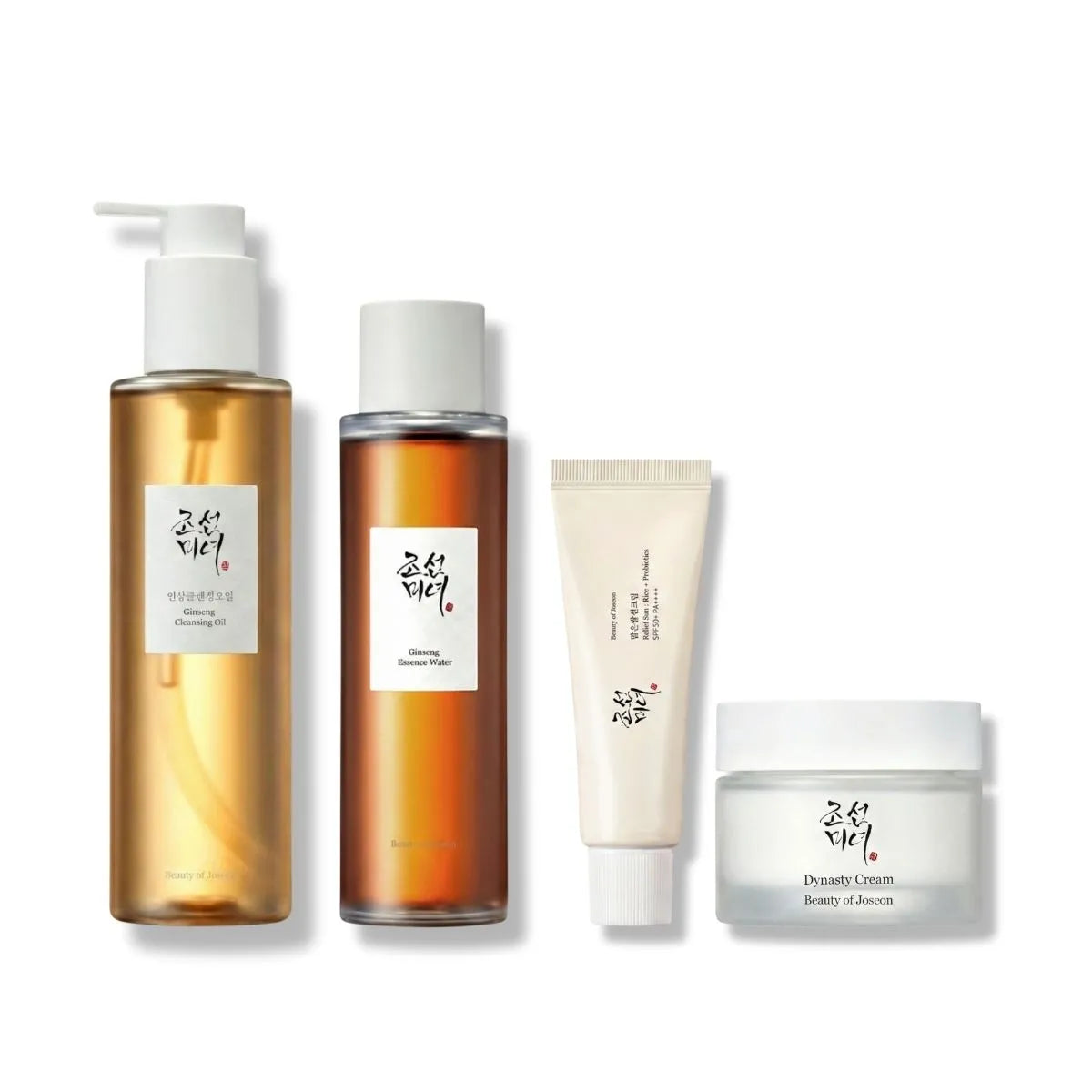 Rutina coreana completa Beauty of Joseon 4 pasos ginseng y arroz