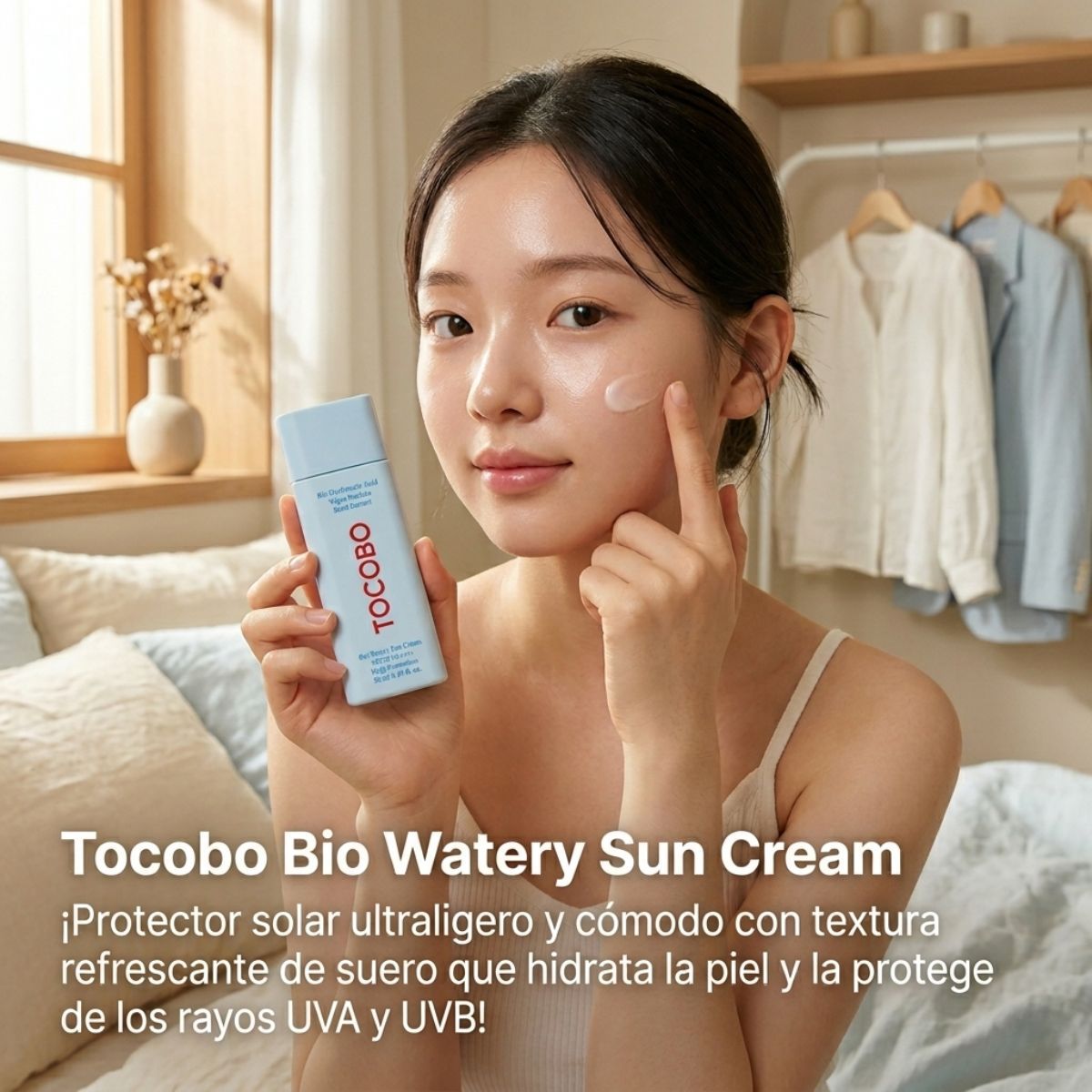 Tocobo Kit Antiedad Limpiador + Contorno + Doble Protección Solar - Rutina Completa K-Beauty
