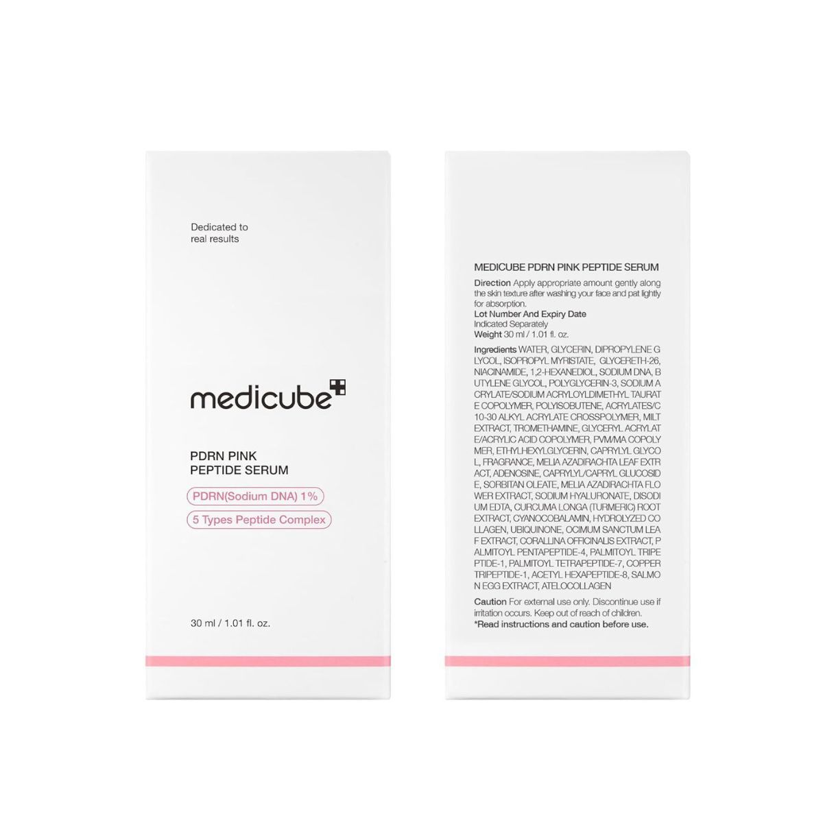 Medicube Rutina PDRN Pink Tóner Calmante + Sérum PDRN + Crema Colágeno