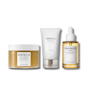 Kit tratamiento calmante Skin1004 pads ampolla 55ml y crema gel