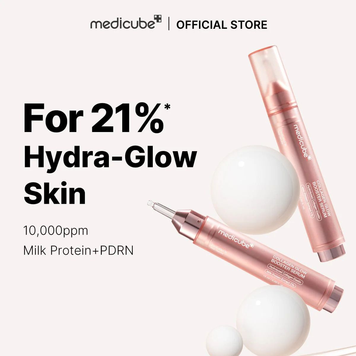 Medicube Collagen K-Glow Boosting Duo Night Wrapping Mask + Glow Booster Serum