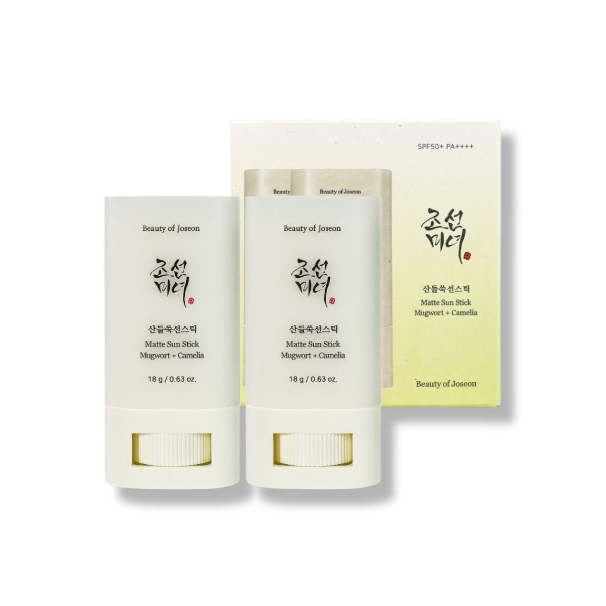 Beauty Of Joseon Set Matte Sun Stick Mugwort + Camelia