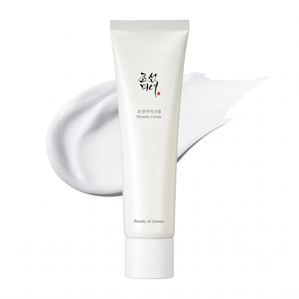 Beauty Of Joseon Dynasty Cream. Crema hidratante facial con ginseng y arroz en su característico frasco principal.