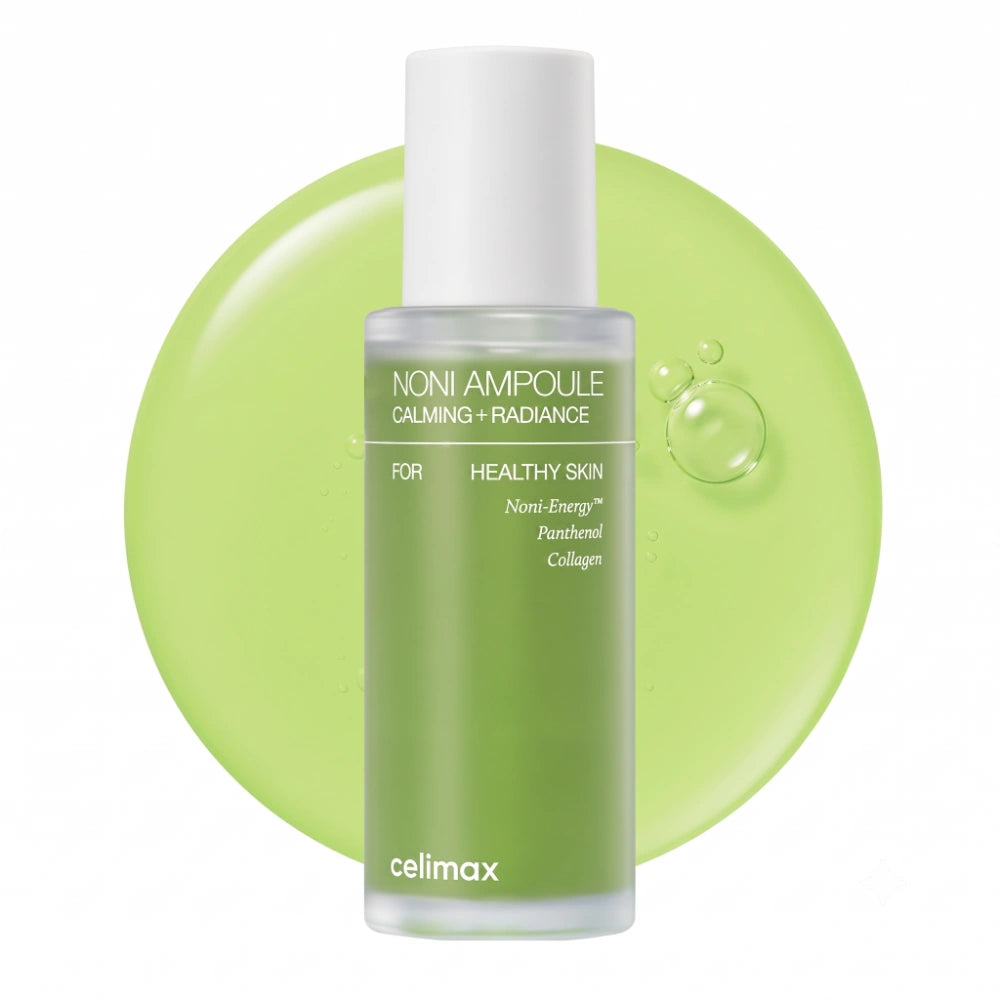 Celimax The Real Noni Energy Ampoule. Envase principal de la ampolla facial coreana rica en nutrientes.