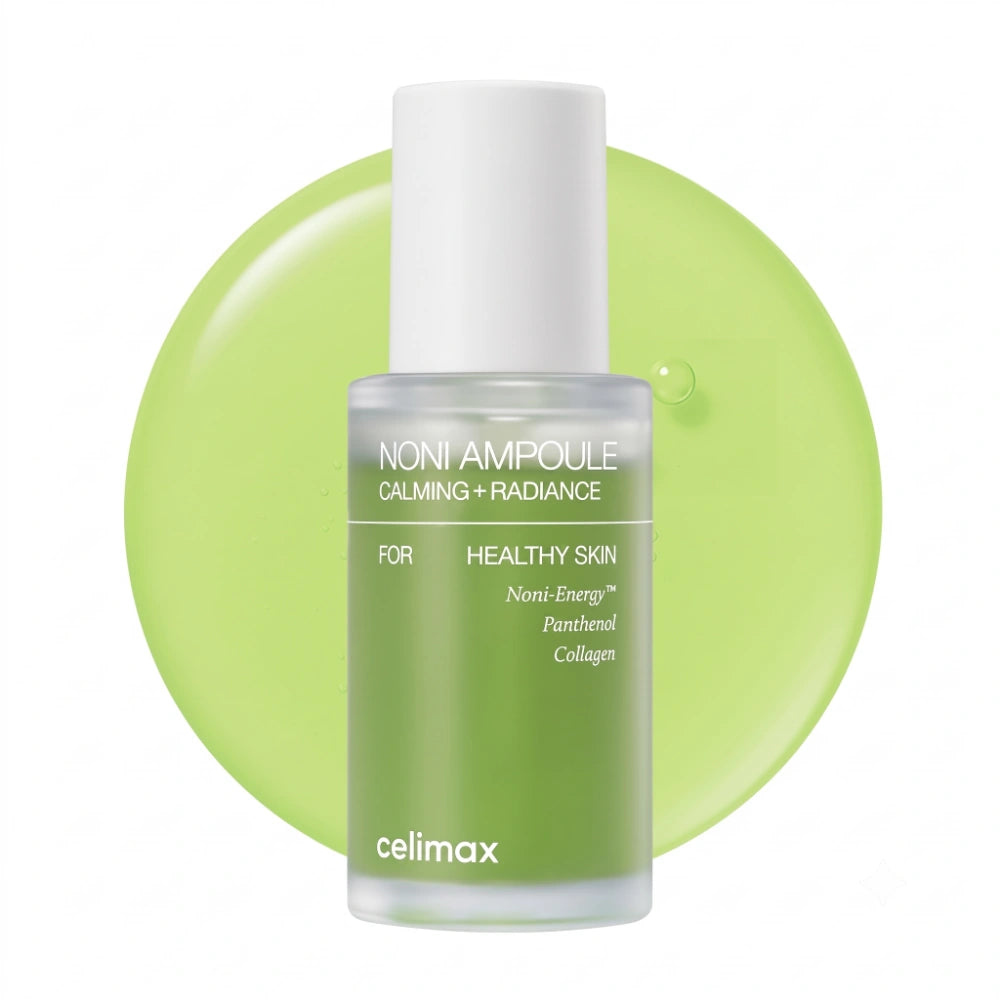 Celimax The Real Noni Energy Ampoule 30ml. Envase principal de la ampolla facial coreana rica en nutrientes.