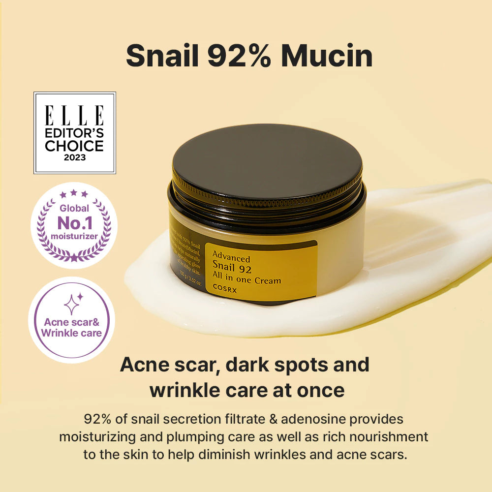 Cosrx Advanced Snail 92 All In One Cream 100g Regeneradora