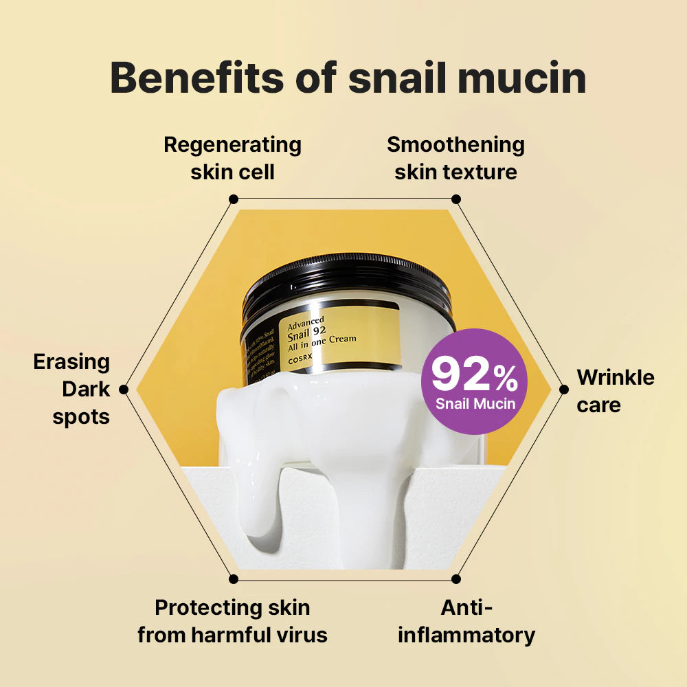 Cosrx Advanced Snail 92 All In One Cream 100g Regeneradora