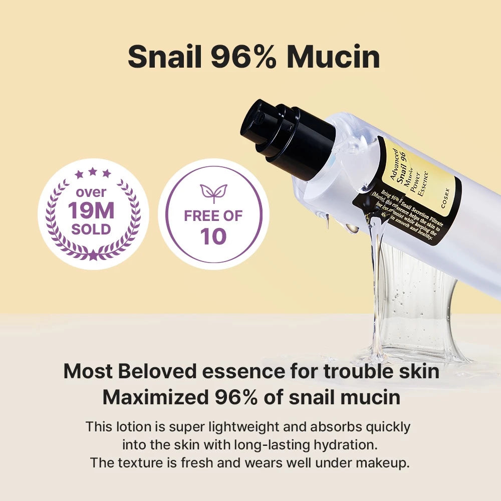 Cosrx Advanced Snail 96 Mucin Power Essence 100ml Esencia Reparadora