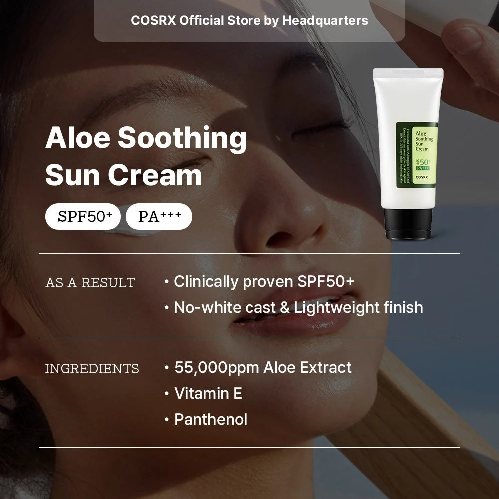 Cosrx Aloe Soothing Sun Cream 50ml Crema Solar