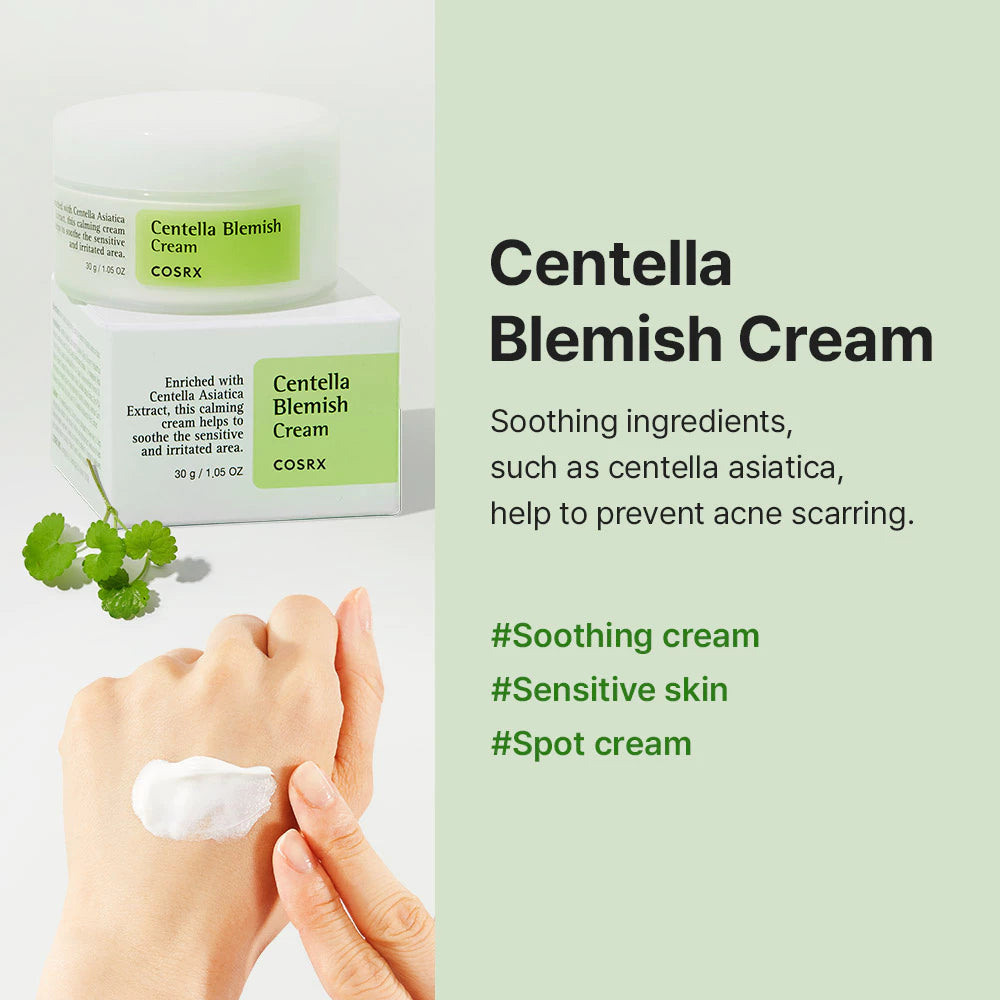 Cosrx Centella Blemish Cream 30g Crema Asiática