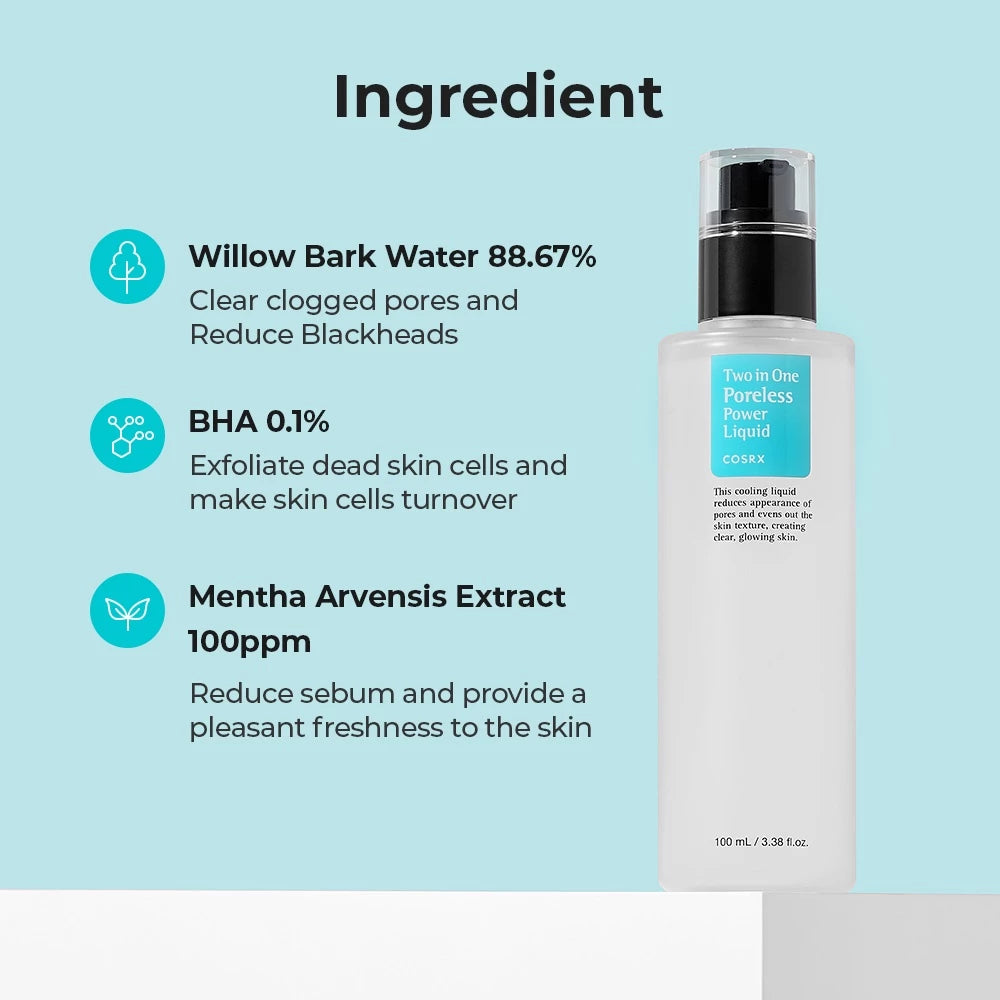 Cosrx Two in One Poreless Power Liquid 100ml Tónico Facial