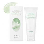 Dr. Althea Green Relief Amino Gel Cleanser. Envase del gel limpiador facial coreano para piel sensible, toma frontal.