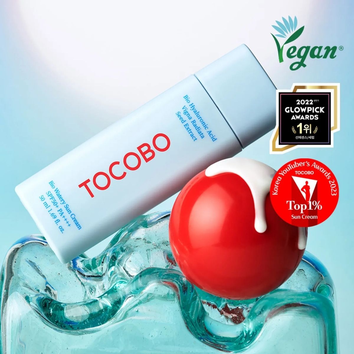 bloqueador facial tocobo hidratante sin rastro blanco