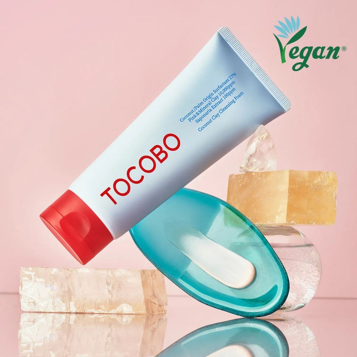 empaque espuma limpiadora arcilla coco tocobo coreana
