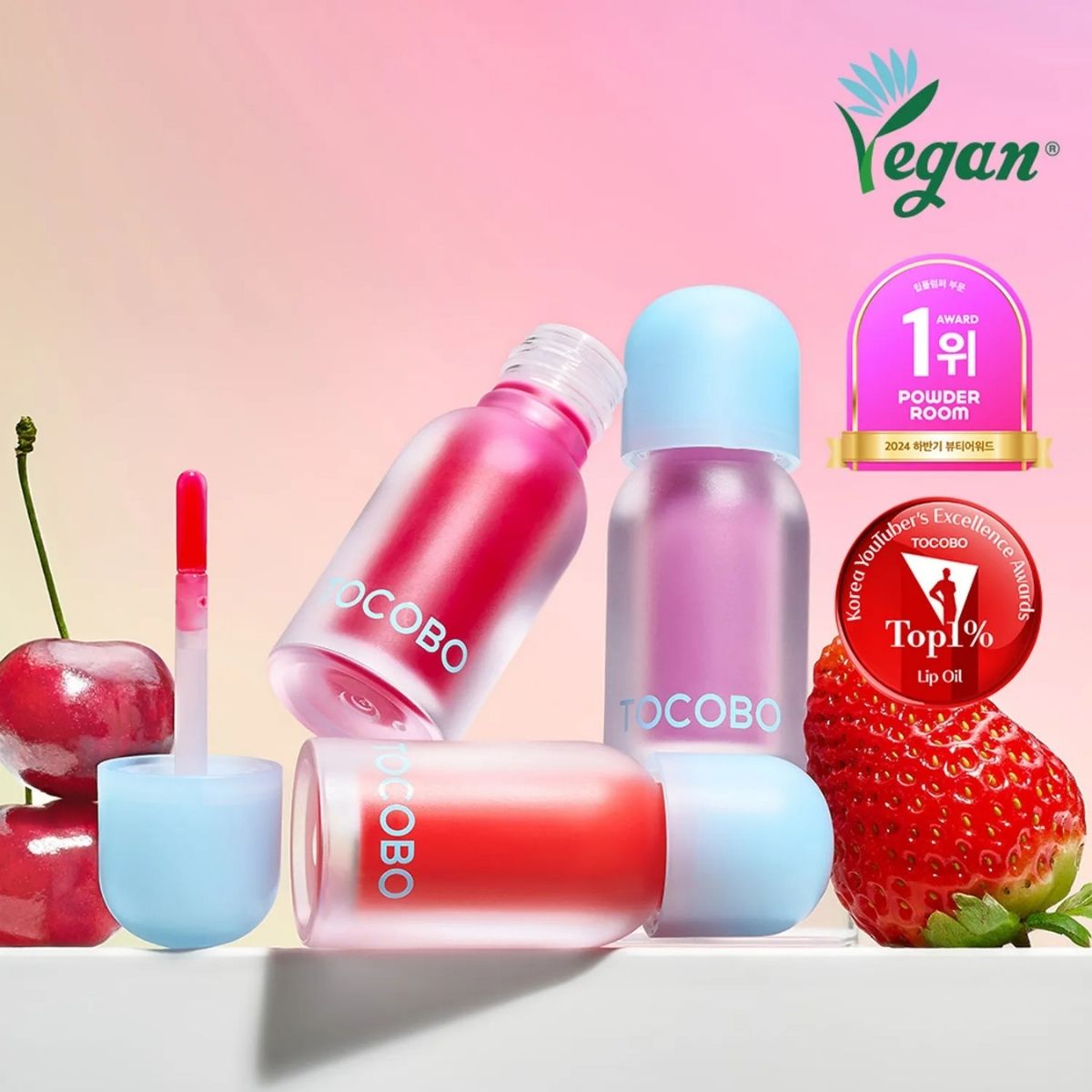 Tocobo Juicy Berry Plumping Lip Oil Brillo Labial