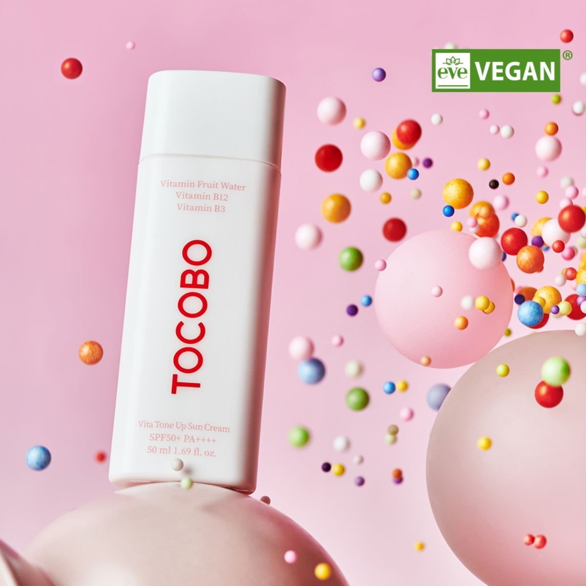 empaque protector solar rosado tocobo tone up coreano