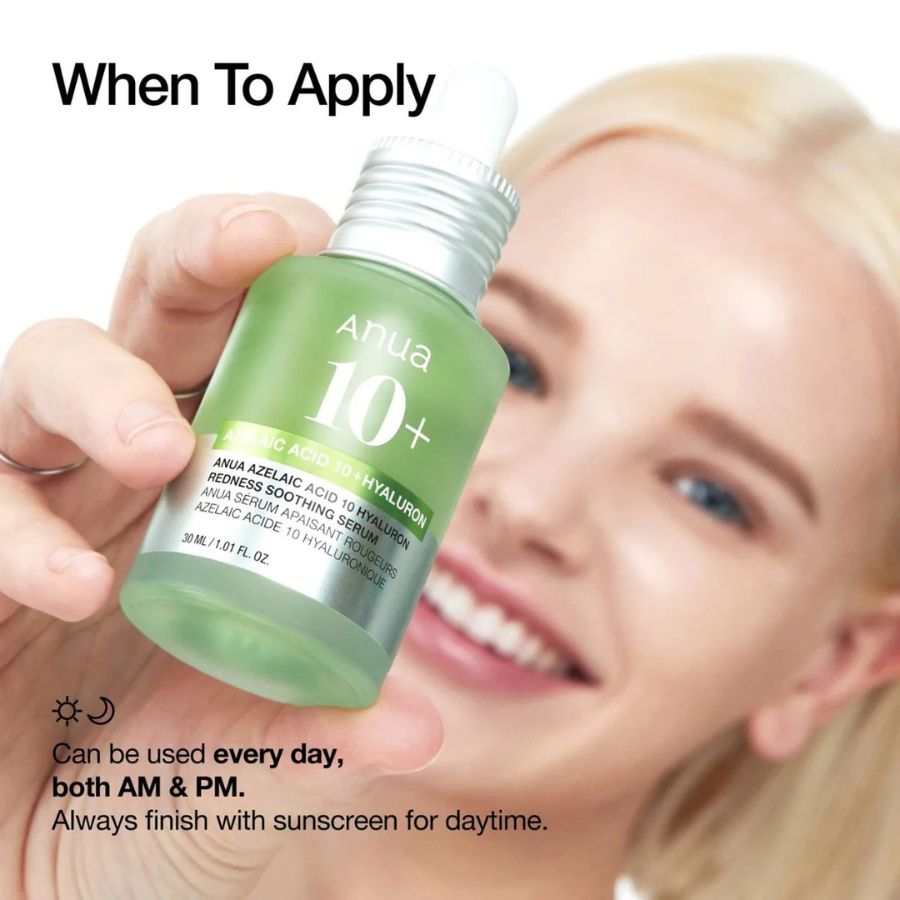 Textura ligera suero calmante acido azelaico para marcas rojas de acne