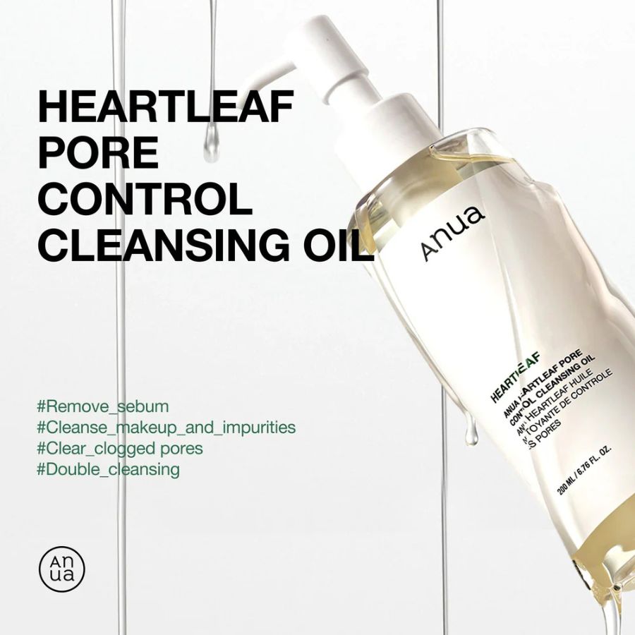 El Anua Heartleaf Pore Control Cleansing Oil ha roto el internet, y por una buena razón: es el aceite limpiador definitivo para las personas que le tienen pánico a los aceites porque sufren de acné