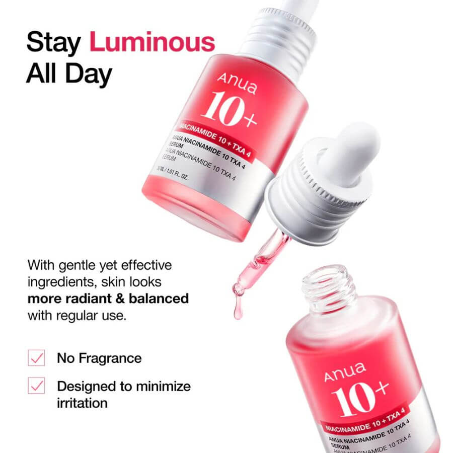 Este suero de Anua es famoso no solo por su efectividad, sino por su precioso color rosa natural.
