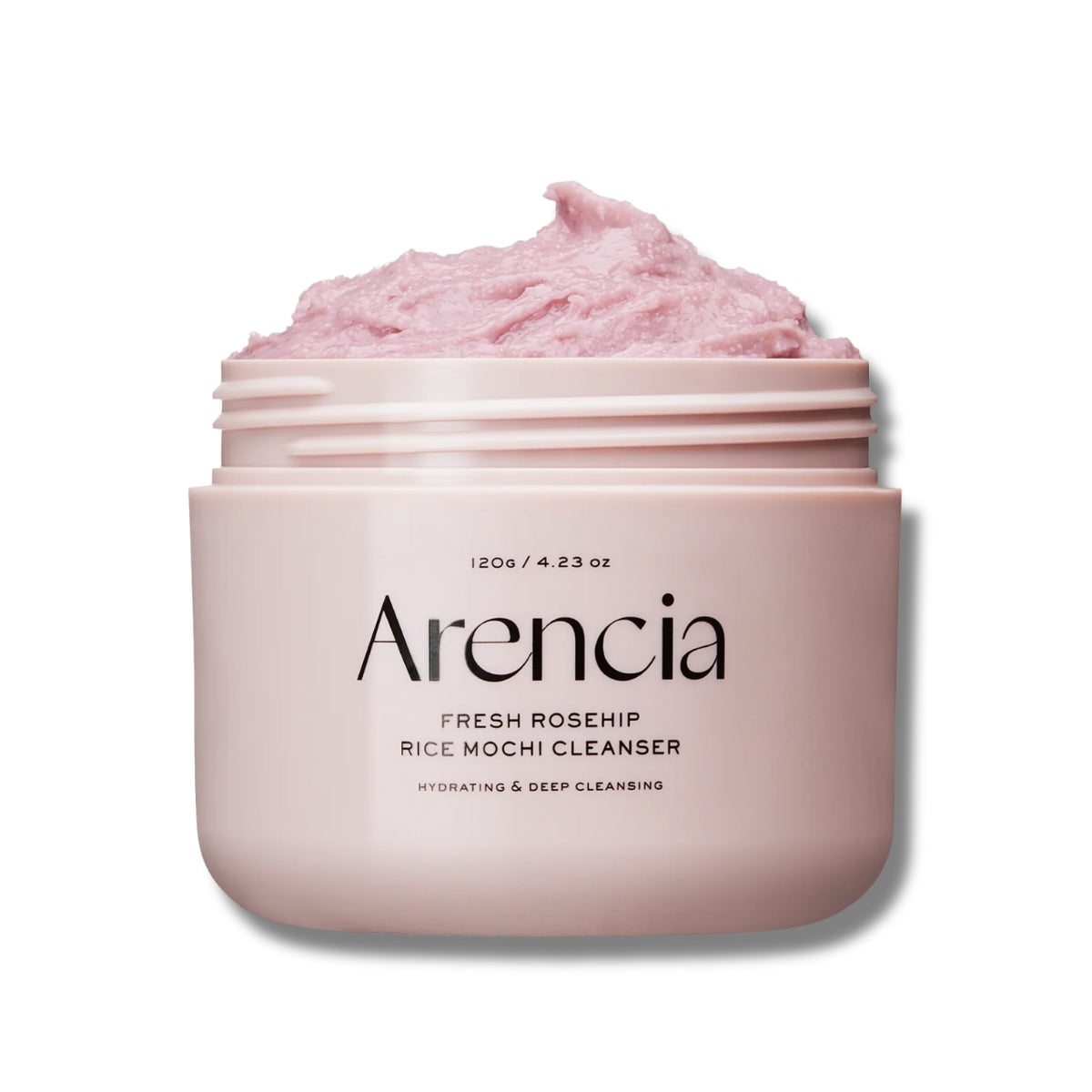 Limpiador iluminador textura mochi Arencia Rosehip Rice Cleanser