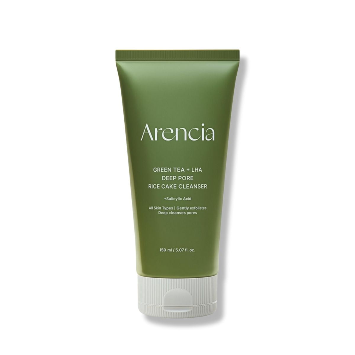 Limpiador textura mochi poros Arencia Green Tea LHA Cleanser