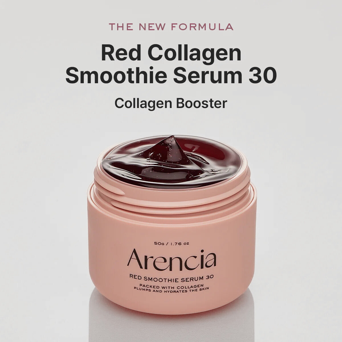 Textura jelly suero mascarilla de colageno rojo y niacinamida 8%