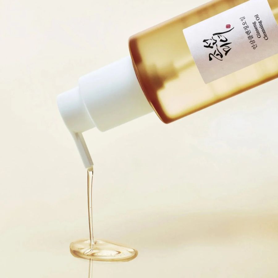 Desmaquillante aceite de soja y ginseng limpieza profunda
