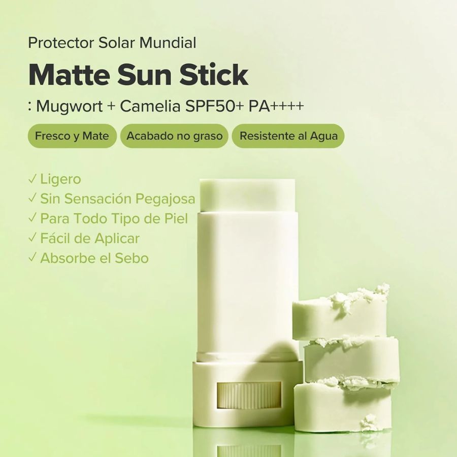 Barra solar mate Beauty of Joseon Matte Sun Stick piel grasa