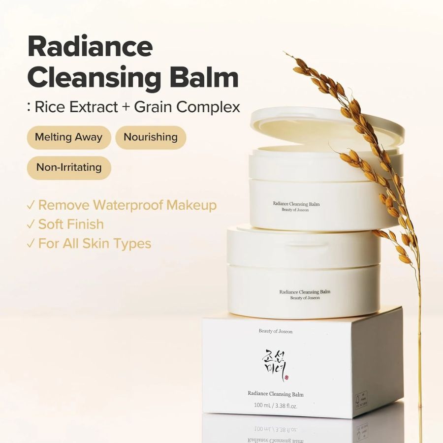 Bálsamo desmaquillante coreano Beauty of Joseon Radiance Cleansing Balm arroz