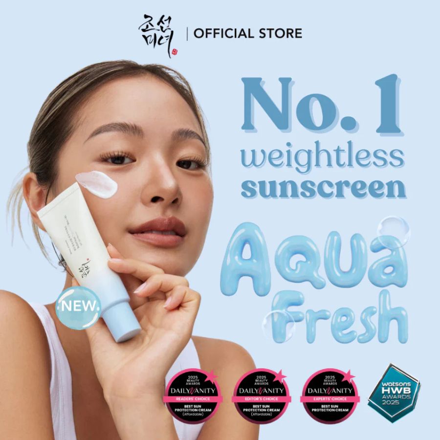 Protector solar ligero Beauty of Joseon Relief Sun Aqua Fresh piel grasa