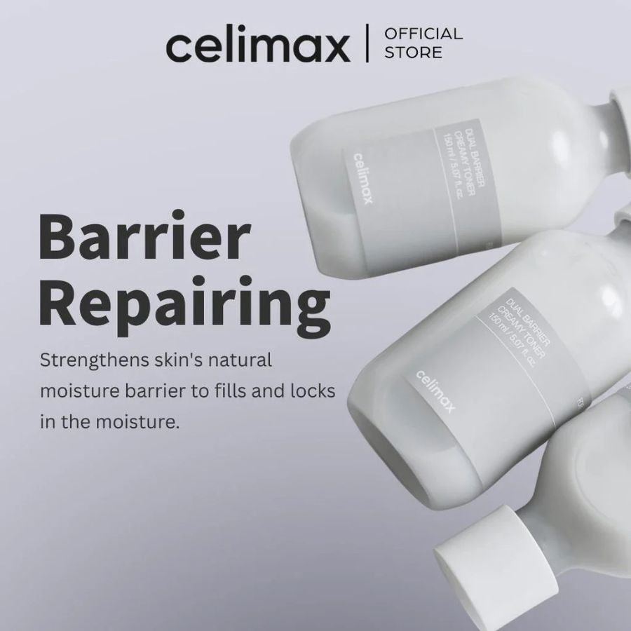 El Celimax Dual Barrier Creamy Toner no es agua. Es literalmente una crema derretida en formato líquido