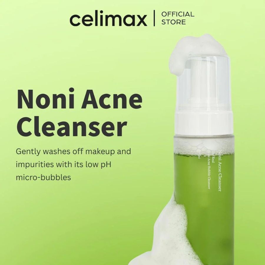 Limpiador espuma acne Celimax Noni Bubble Cleanser BHA
