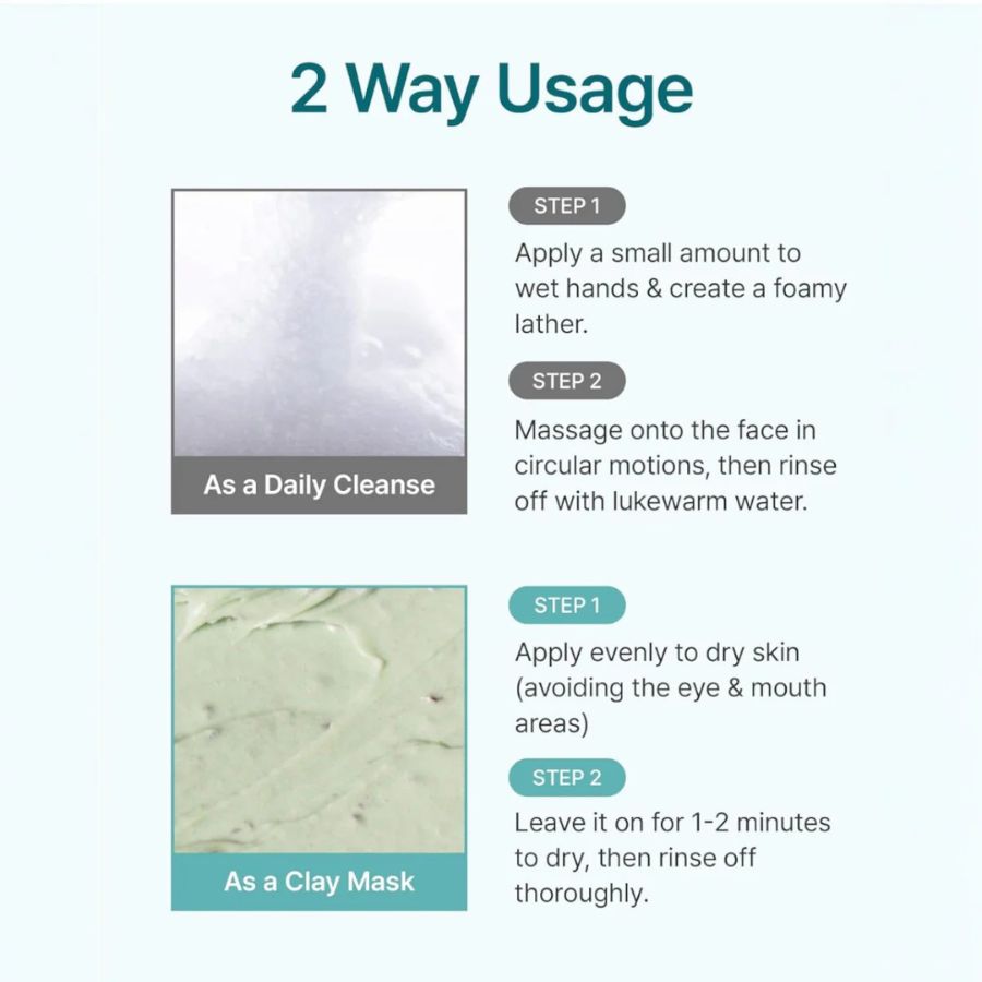 limpiador facial coreano para piel grasa y acne