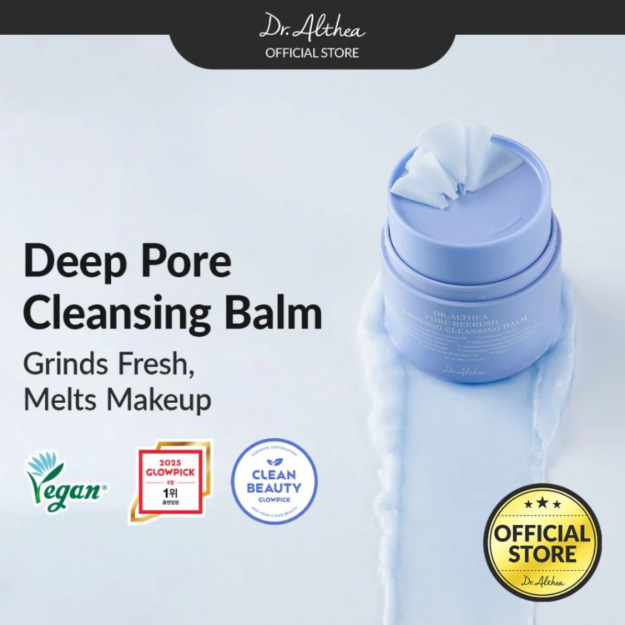 El Dr.Althea Pore Refresh Grinding Cleansing Balm es el limpiador más viral y satisfactorio de usar que existe.
