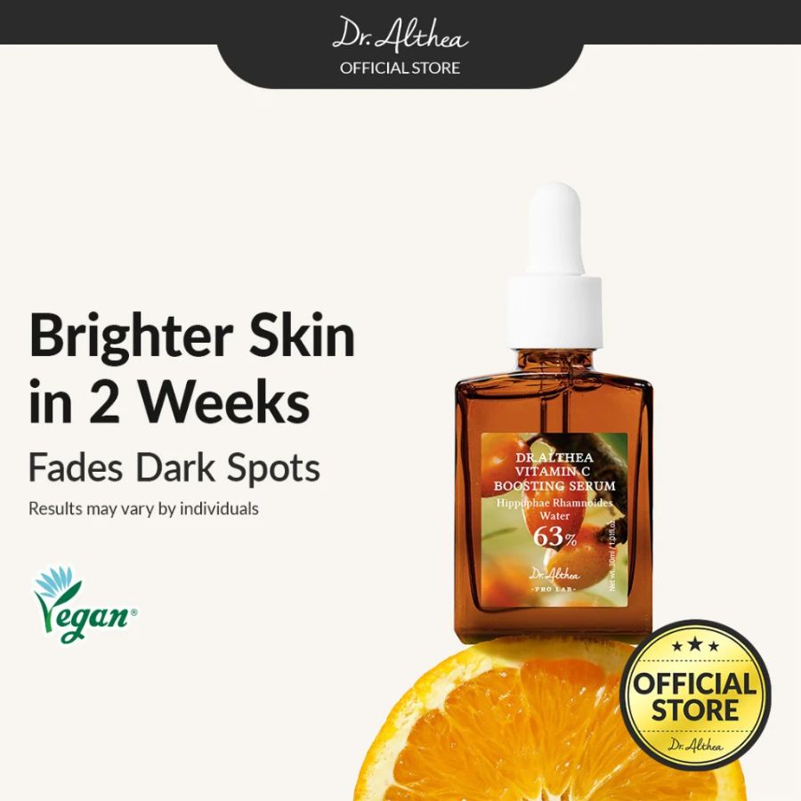 El Dr.Althea Vitamin C Boosting Serum 63% tiene un nombre que impone, pero en realidad es uno de los serums de vitamina C más amables y seguros que existen.