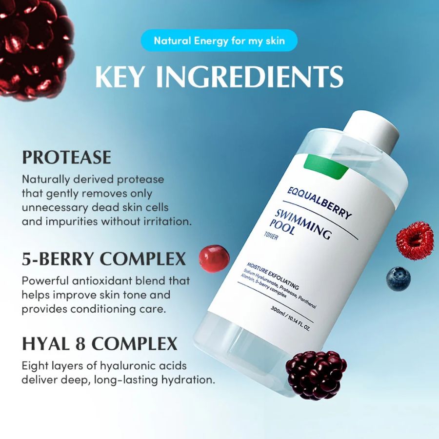 tonico facial eqqualberry piel sensible textura