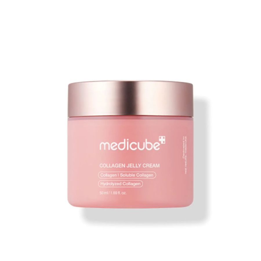 Crema gelatina rosa Medicube Collagen Jelly Cream reafirmante