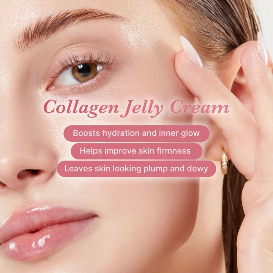 Crema gelatina rosa Medicube Collagen Jelly Cream reafirmante