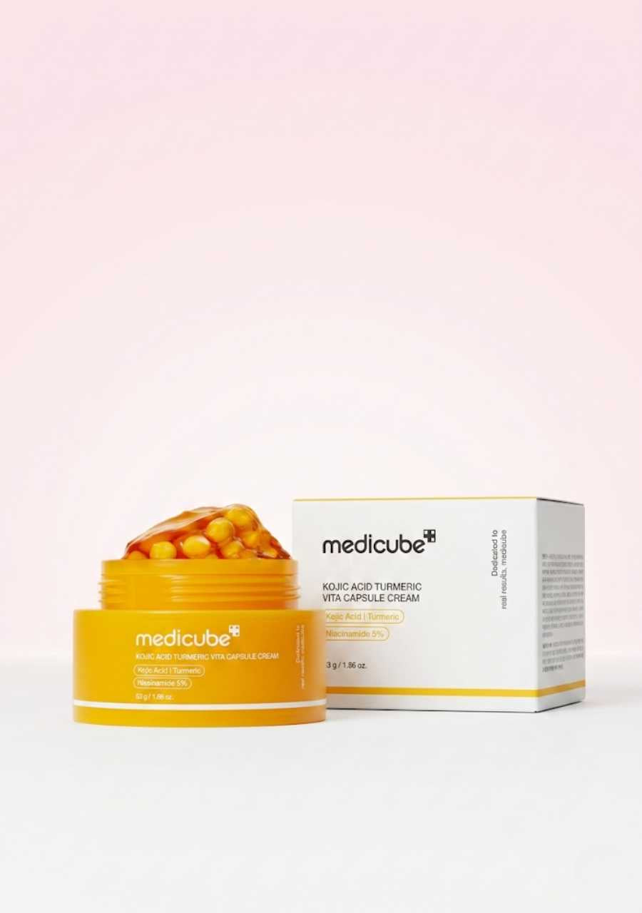 textura gel capsulas crema acido kojico medicube