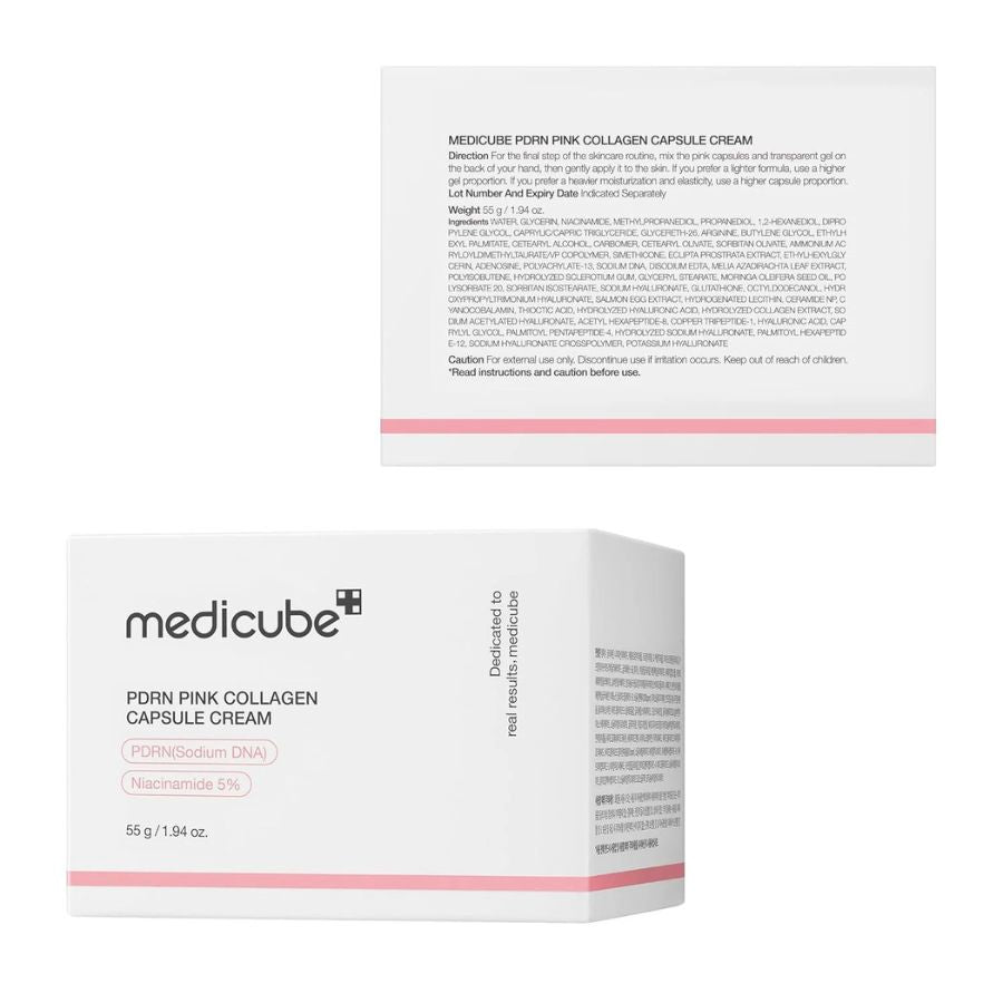 Caja Medicube PDRN Pink Collagen Capsule Cream