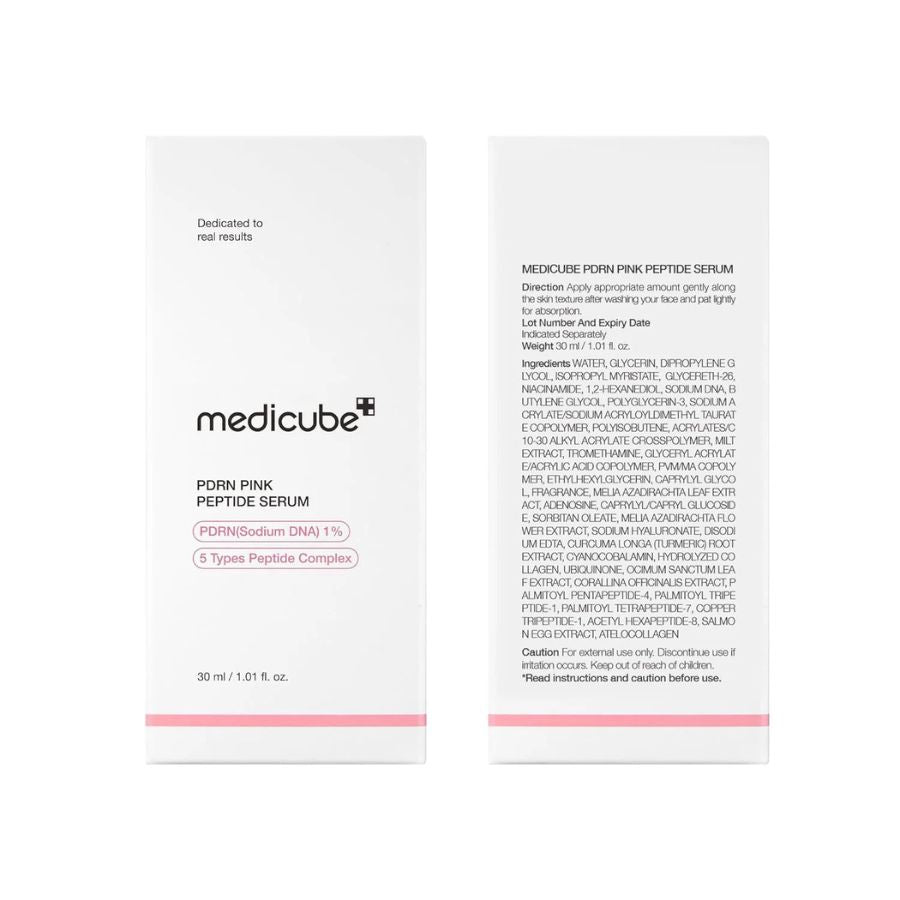 Caja Medicube PDRN Pink Peptide Serum