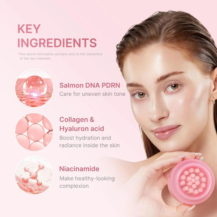 Mezcla de gel y capsula de colageno y ADN de salmon