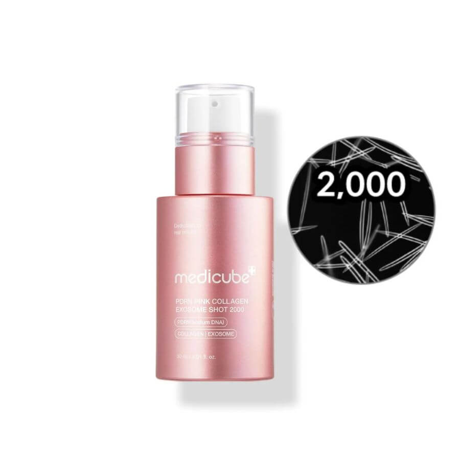 Serum reafirmante Medicube PDRN Pink Shot 2000 micro agujas colageno