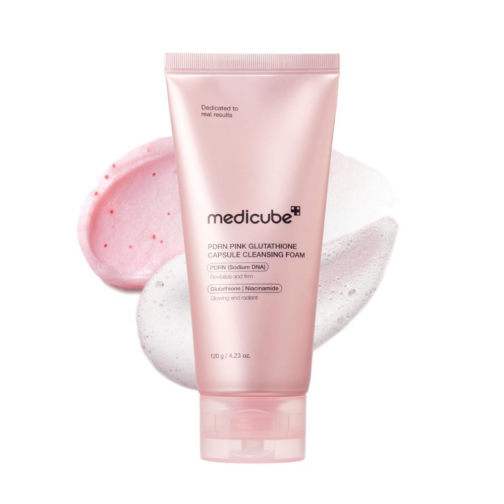 espuma limpiadora medicube pdrn pink glutathione capsule