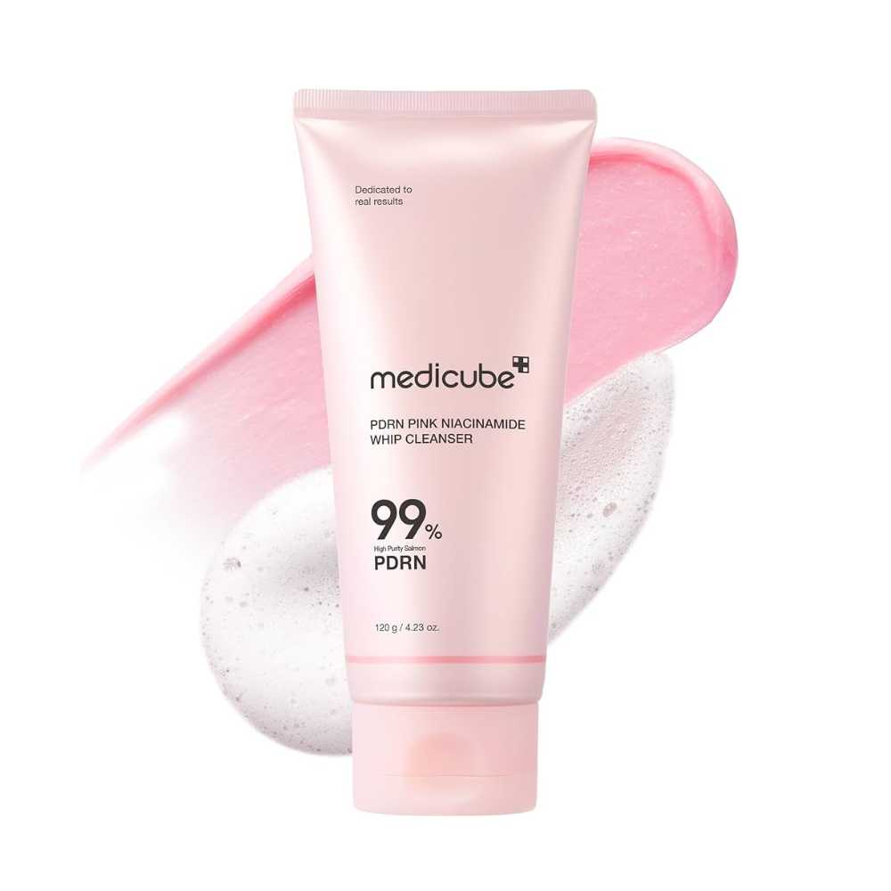espuma batida medicube pdrn pink niacinamide whip cleanser 120g