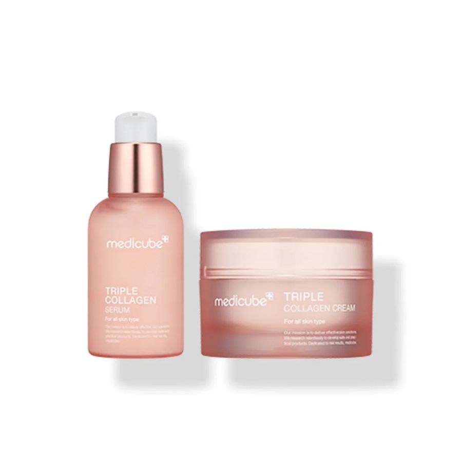 Pack Medicube Triple Collagen 4.0 serum y crema antiedad