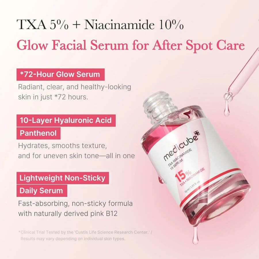 Serum despigmentante Medicube TXA Niacinamide 15 para melasma