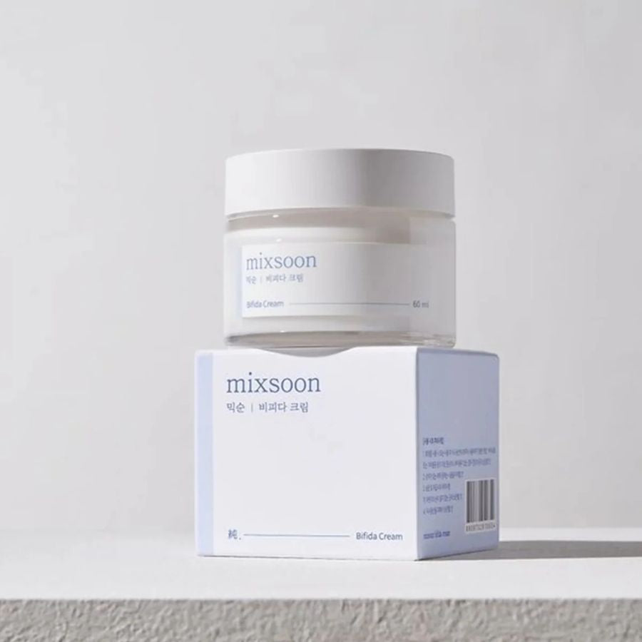 La Mixsoon Bifida Cream utiliza el poder de los probióticos (Bifida Ferment Lysate) para fortalecer una barrera cutánea débil