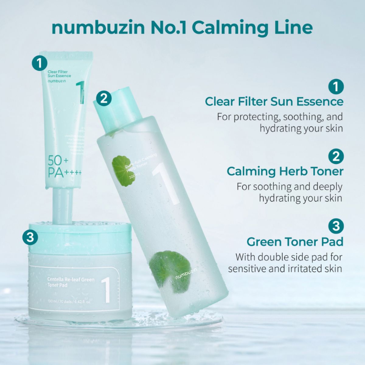 Numbuzin No.1 Clear Filter Sun Essence 50ml