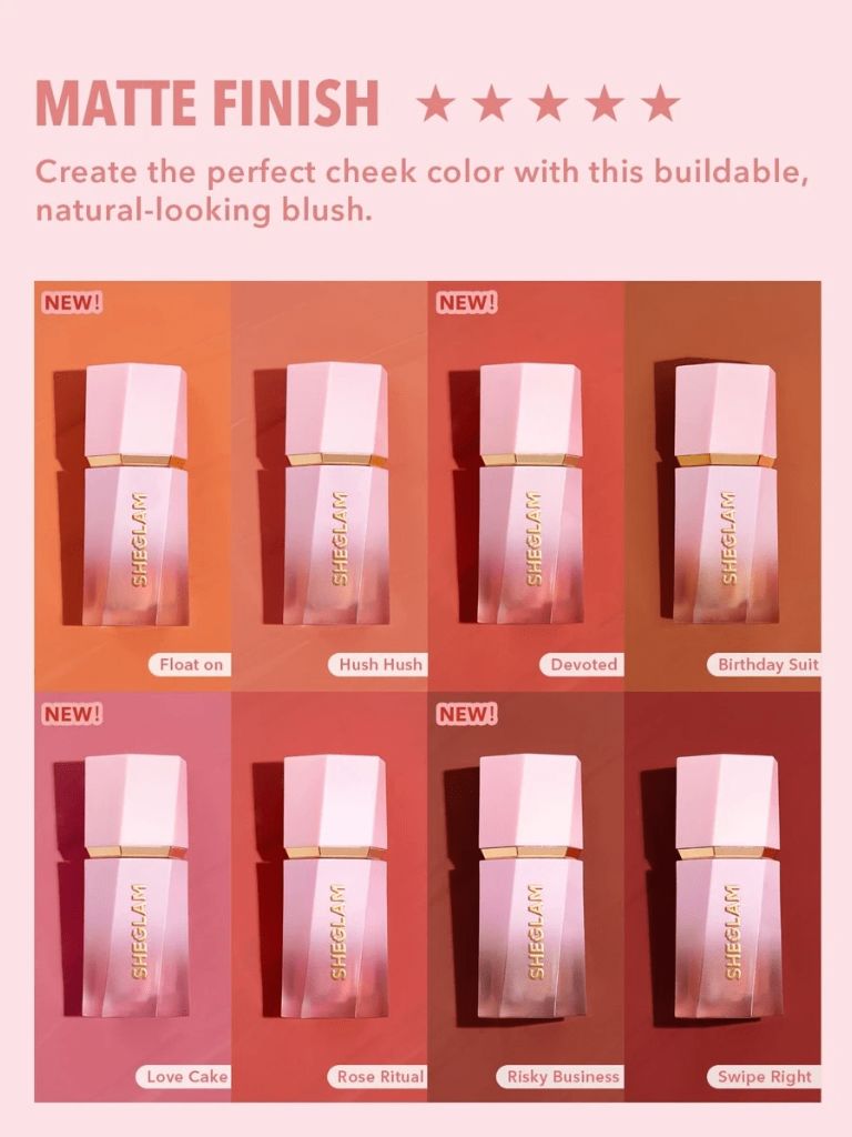 Sheglam Color Bloom Liquid Blush Matte Finish 5.2ml